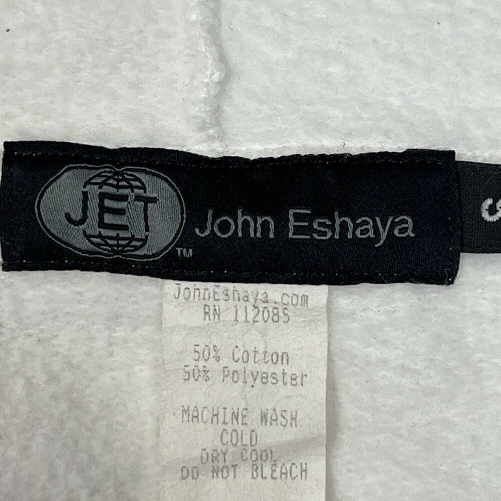 Jet John Eshaya The Seabird Hoodie Size S Small White Zip Up - Picture 4 of 7